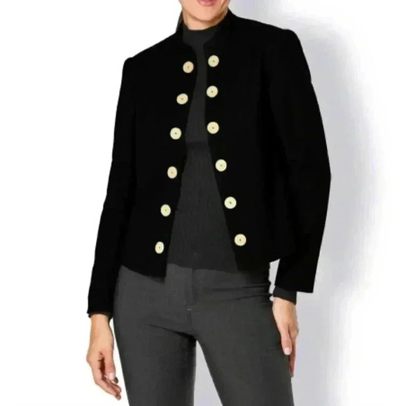 Creation Jackets & Blazers - Short blazer w. decorative buttons black